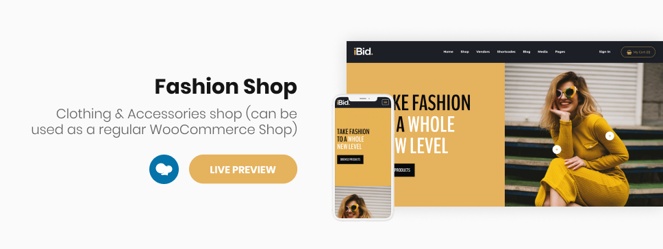 iBid WooCommerce 主题