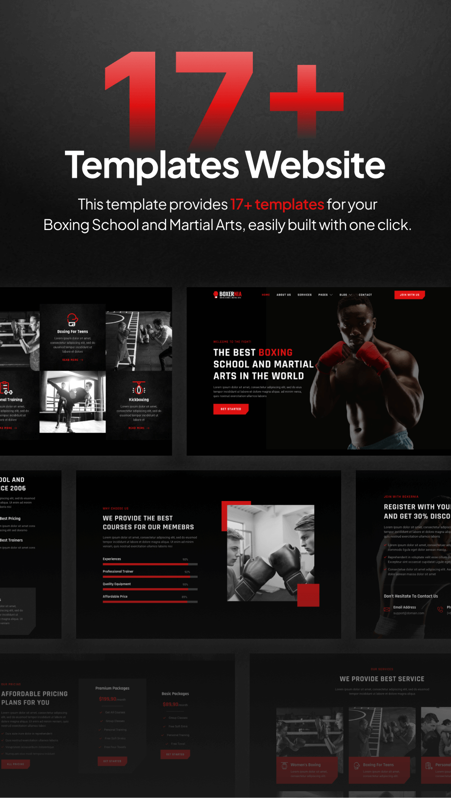 Boxernia – Boxing School & Martial Arts FSE WordPress Theme - 5