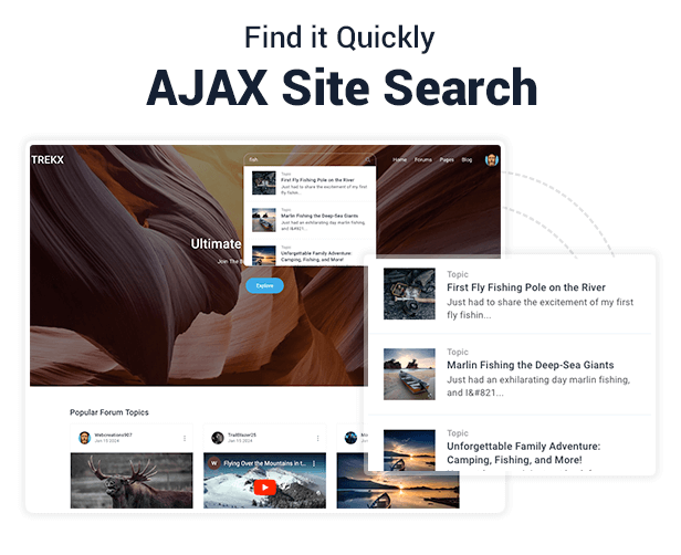 TREKX - bbPress Forum Outdoor Community WordPress Theme - 2