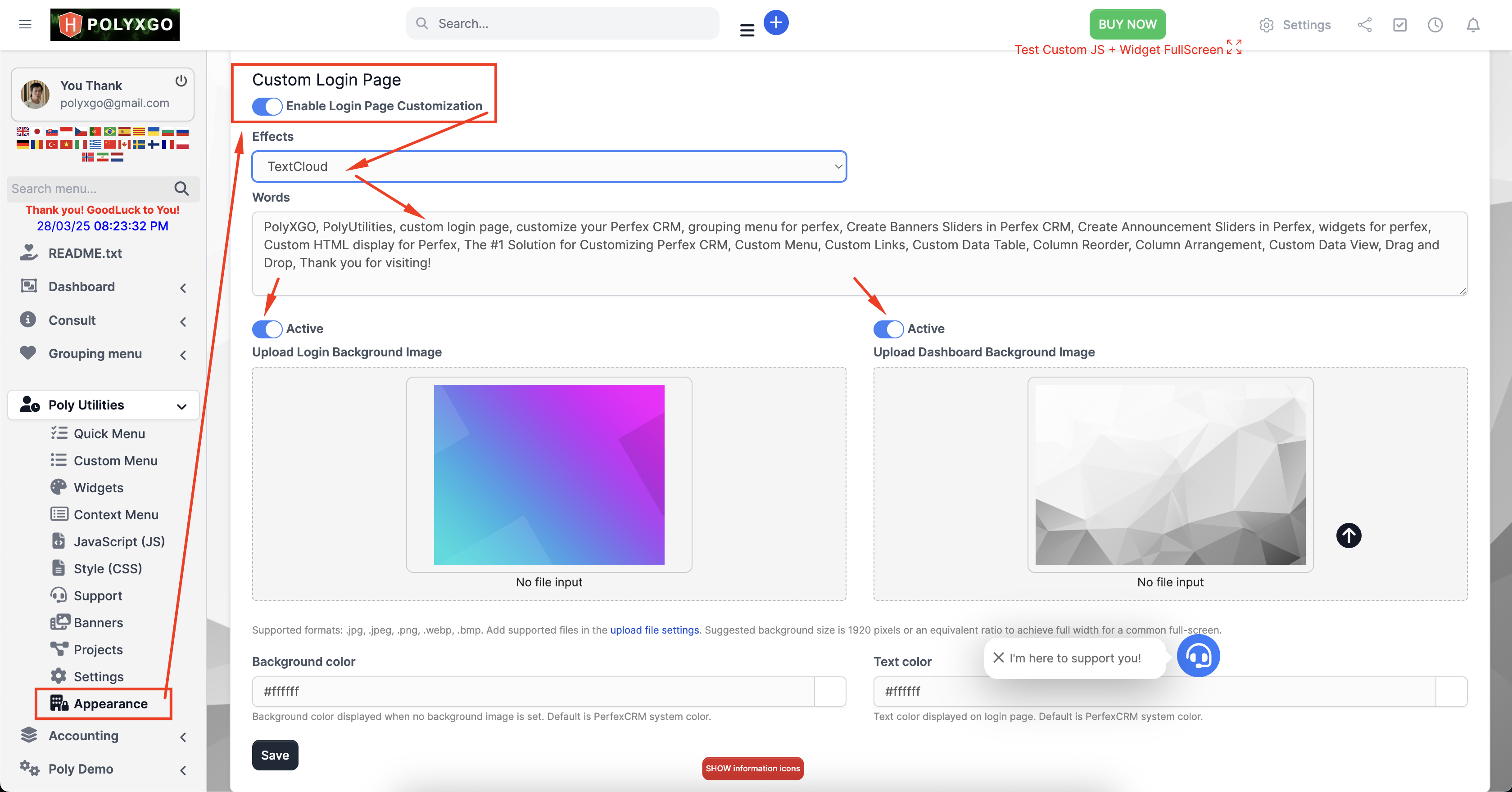 Easy Custom Login Page