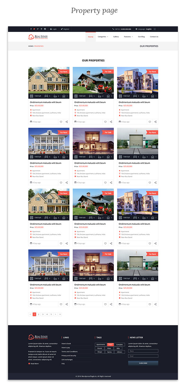 real estate custom script