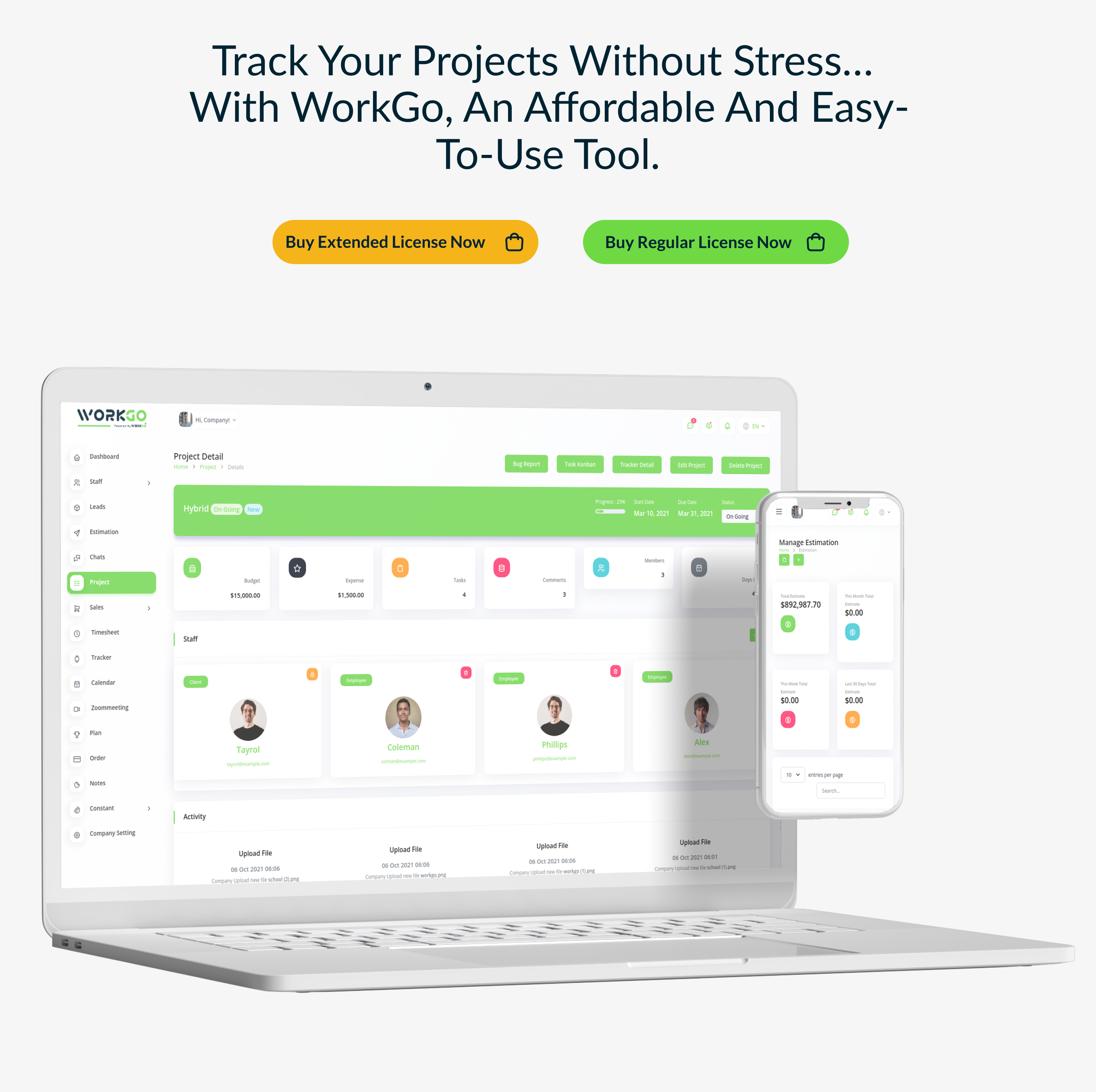 WorkGo SaaS - Lead and Project Management Tool - 7