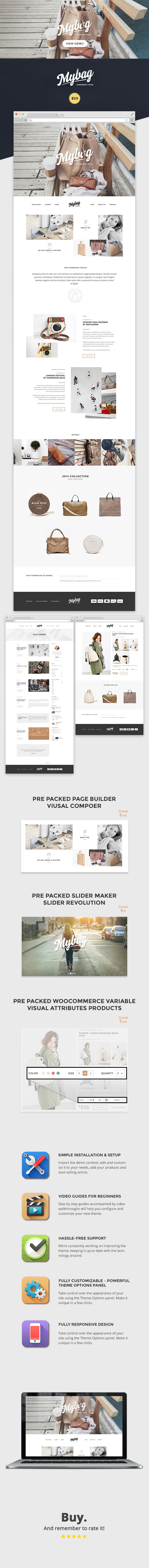 MyBag Single Product WooCommerce Theme - 1