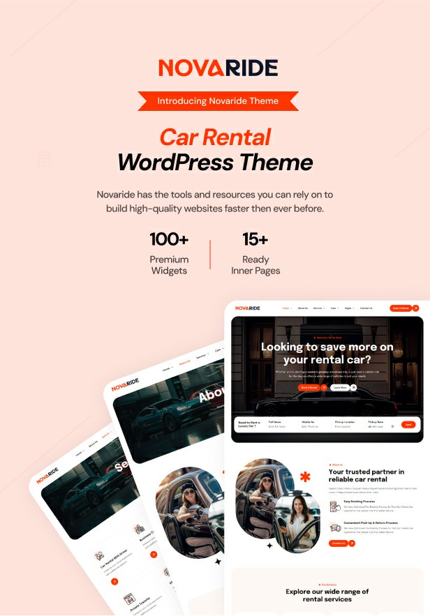 Novaride - Car Rental WordPress Theme - 3