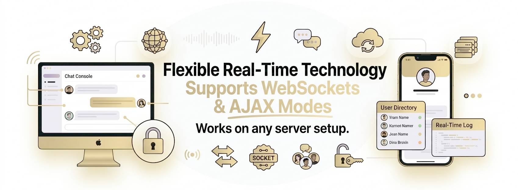 Grupo Chat – real-time PHP chat script with group chats, private messaging, video & audio calls, AI moderation, and paid memberships.