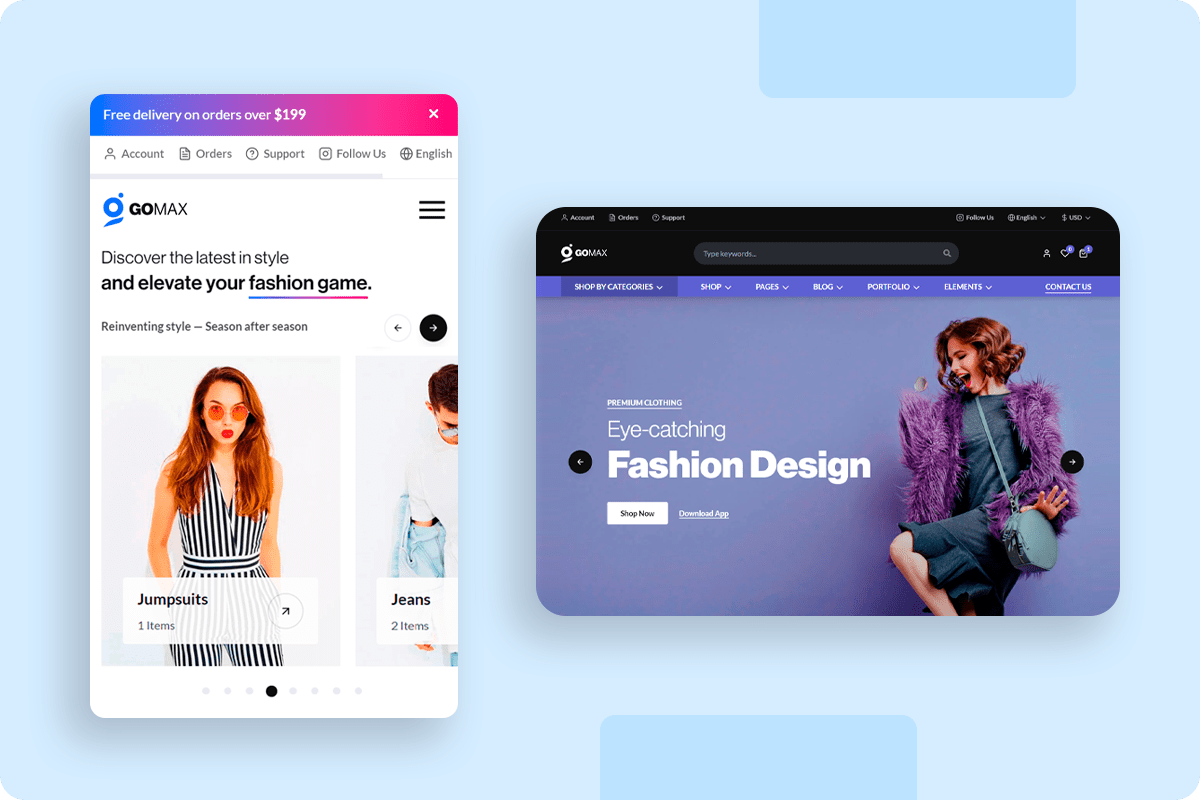 Gomax - Elementor WooCommerce WordPress Theme