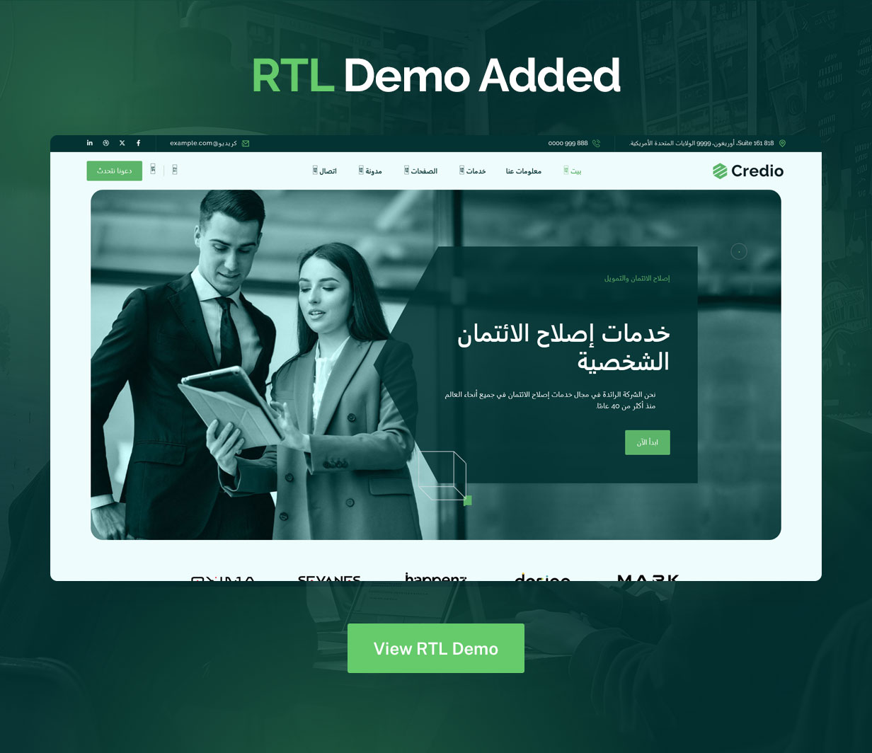 Credio - Business and Finance WordPress