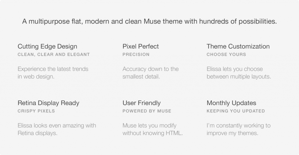 Apolo - One Page Parallax Muse Template - 1