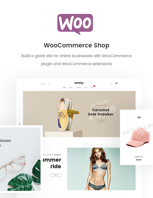 Amely v2.6.2-WooCommerce的Fashion Shop WordPress主题