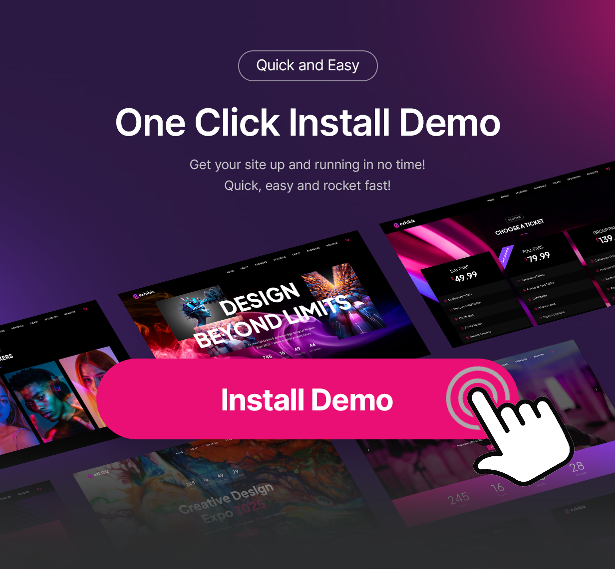 Exhibiz - Event, Conference and Meetup WordPress Theme - 3