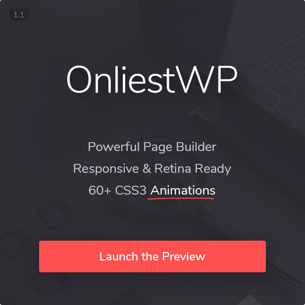 Onliest - Creative Portfolio One Page WP Theme - 1