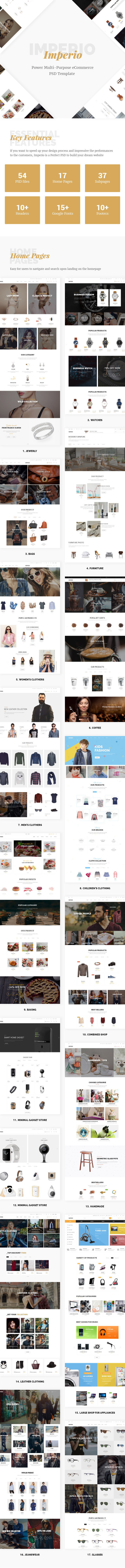 Imperio - Power Multi-Purpose eCommerce PSD Template - 1