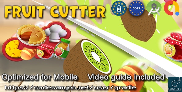 Fruit Cutter (Admob + GDPR + Android Studio) - CodeCanyon Item for Sale