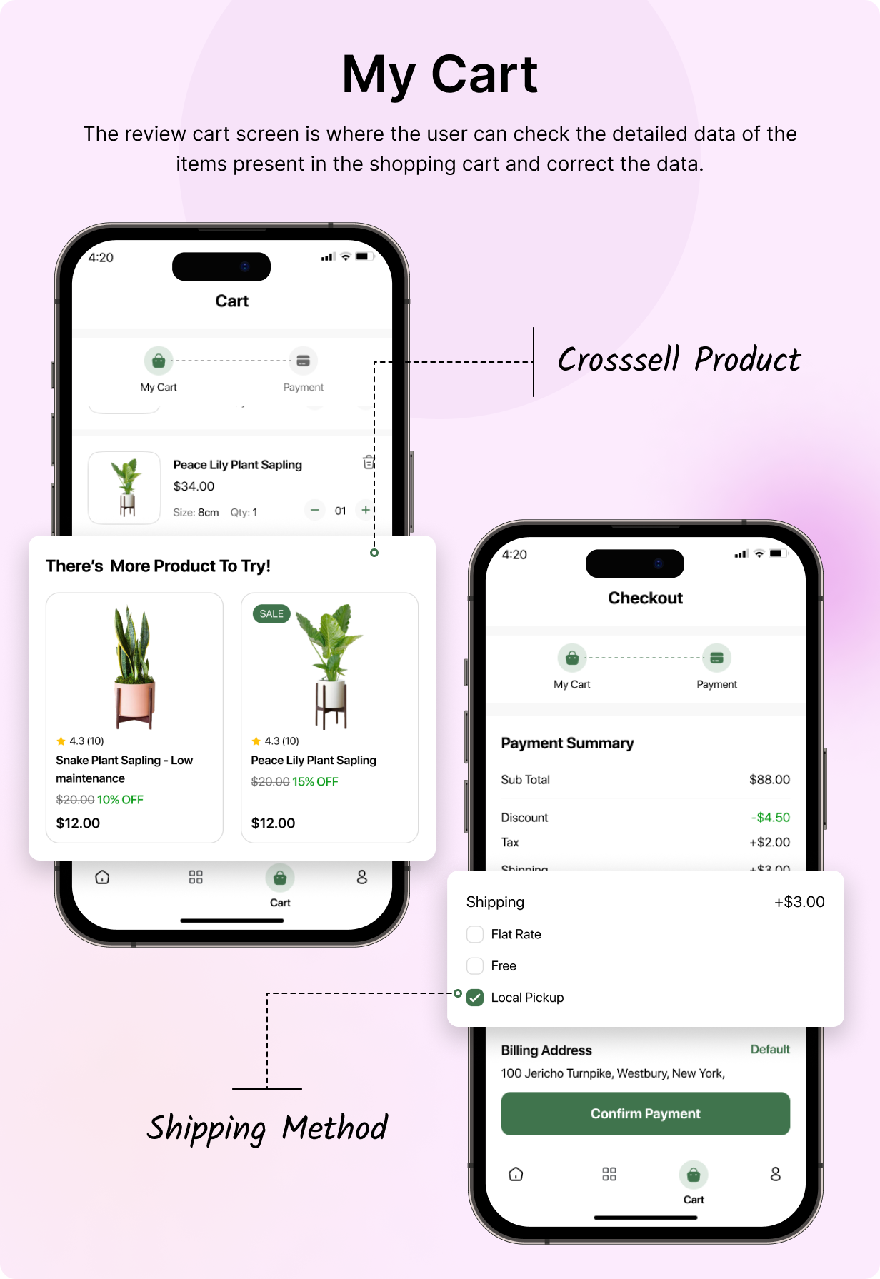 Seed2Plants App - Online Plant Store Flutter 3.x (Android, iOS) WooCommerce Full App | Shopping App - 14