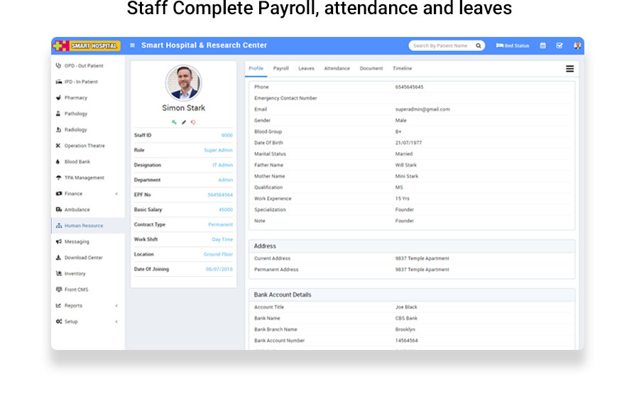 Smart Hospital : Hospital Management System - 16