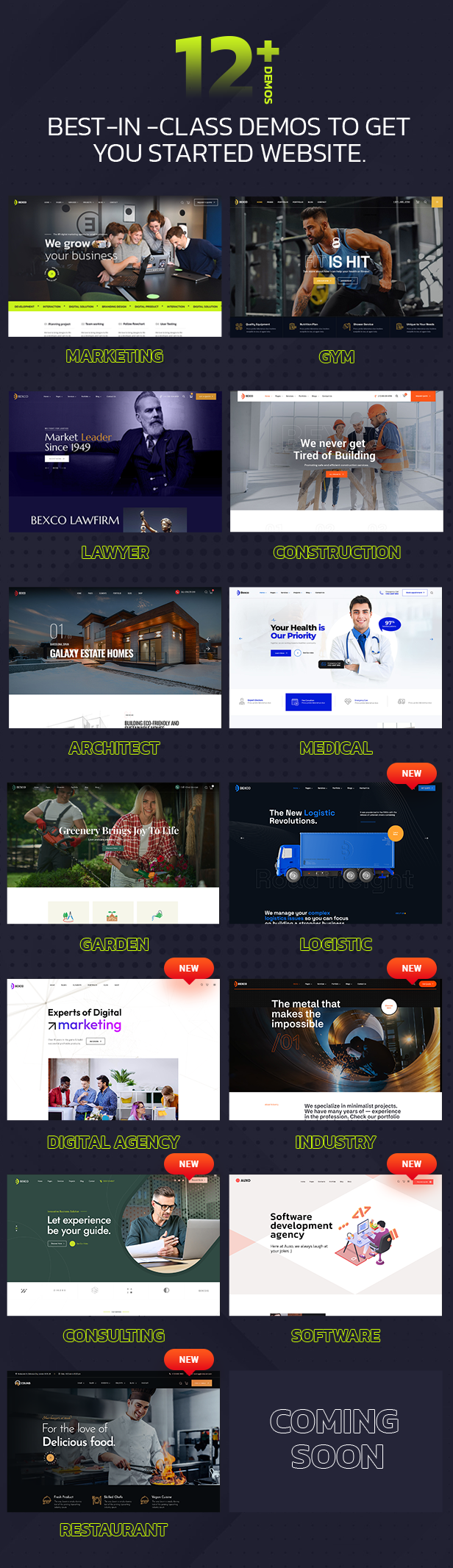 Bexco WordPress Theme