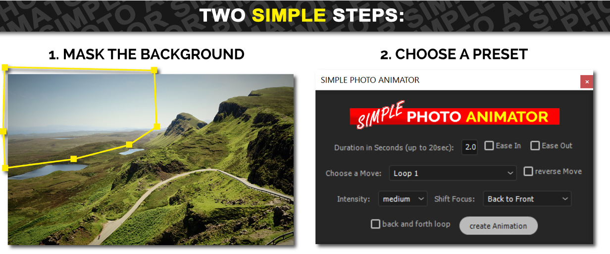 simple photo animator - free download after effects scripts