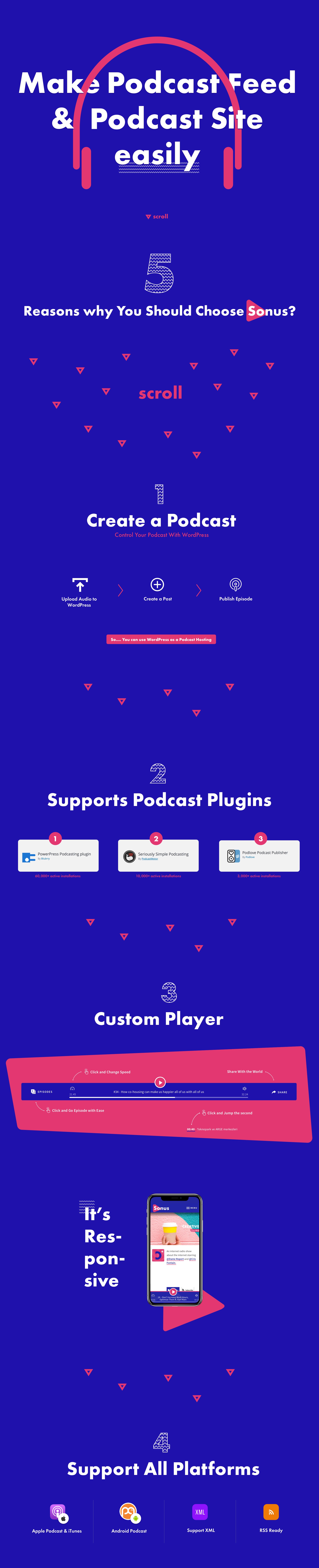 Sonus - Podcast & Audio WordPress Theme - 1