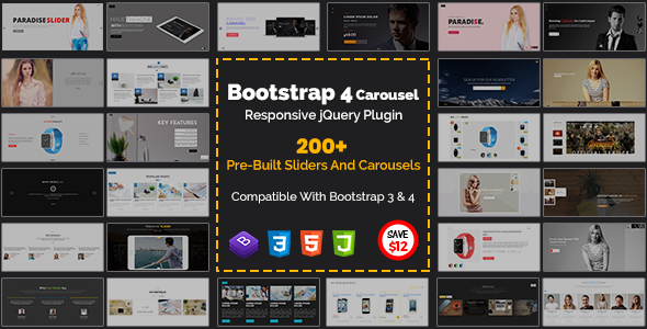 Bootstrap 4 Carousel