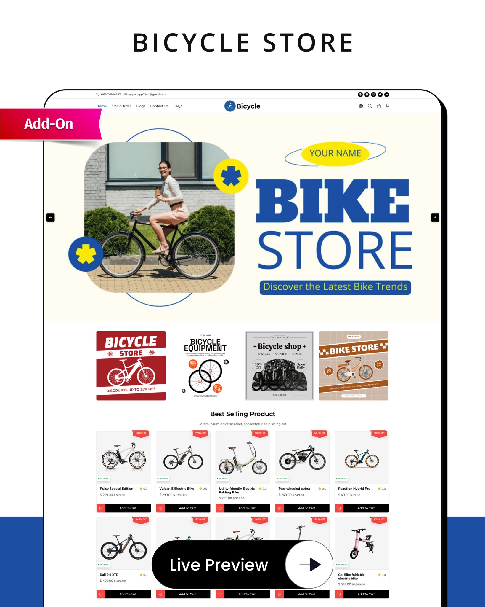 StoreMart SaaS - Online Product Selling SaaS Business Website Builder