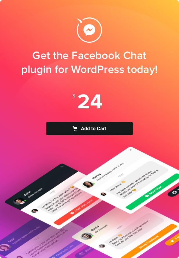 Facebook Chat - Facebook Messenger for WordPress - 4