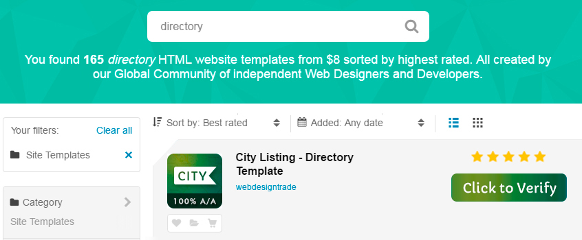 City Listing - Directory Template - 1