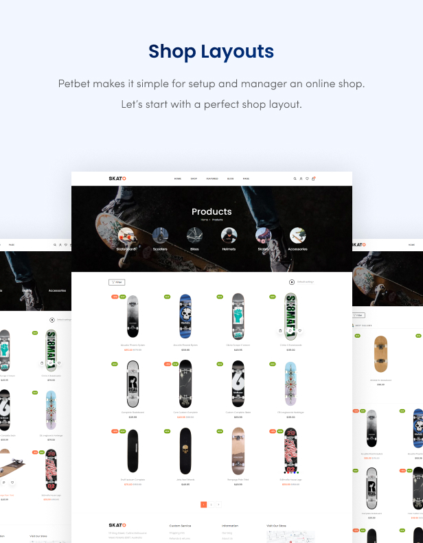 Skato滑板用品网站Shopify模板