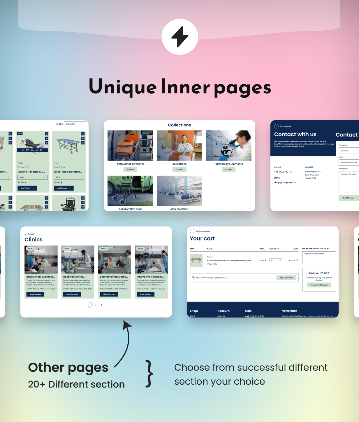 Clinics Hospitals - Doctor & Medical Shopify 2.0 Theme - 13