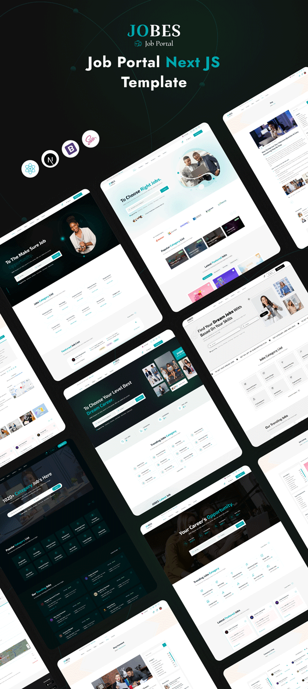 Jobes - Job Portal React Next JS Template - 1