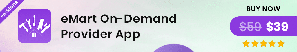 eMart | Multivendor Food, On-demand, eCommerce, Parcel, Taxi Booking, Car Rent App with Admin & Web - 1