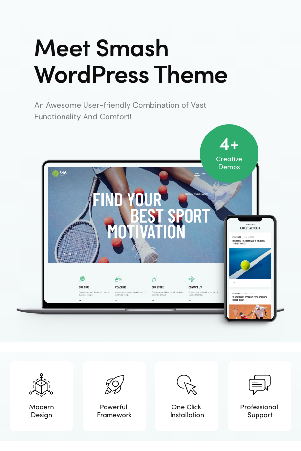 Smash - Tennis WordPress Theme