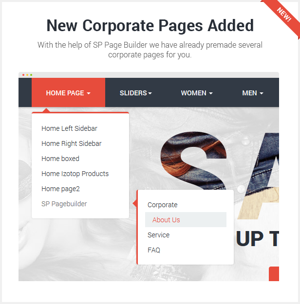 Flatastic Responsive Multipurpose VirtueMart Theme - 4