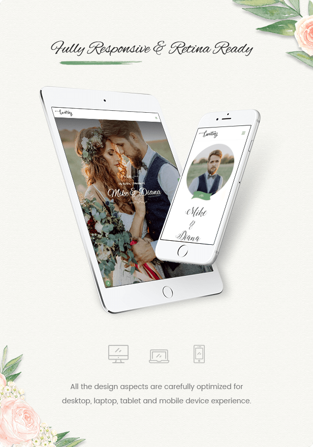 Creative OnePage Wedding Theme