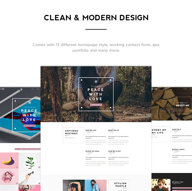 Andior - Responsive One Page & Multi Page Portfolio Template - 2