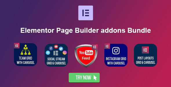 Elementor Page Builder - Grille de flux social Instagram avec carrousel - 1