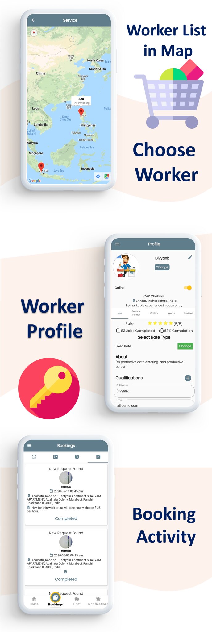 Mark Service App | Service At Home | Multi Payment Gateways Integrated | Complete Solution - 6