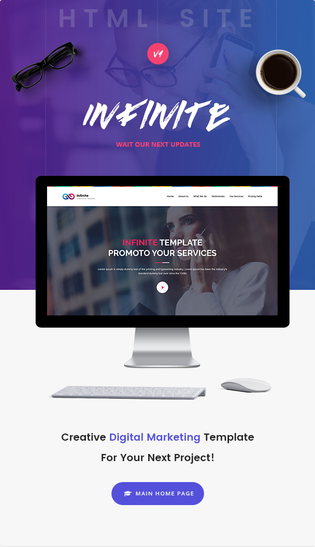 Infinite - Digital Marketing HTML5 Template - 2