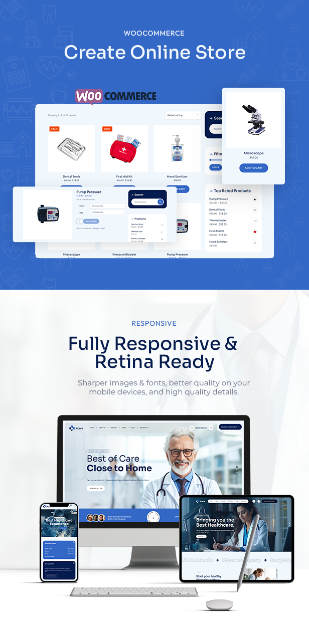 Xcare - Medical and Health Care WordPress Theme
