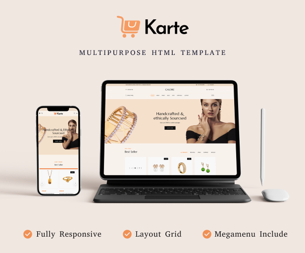 Karte - Fashion Multipurpose E-Commerce HTML Template - 1