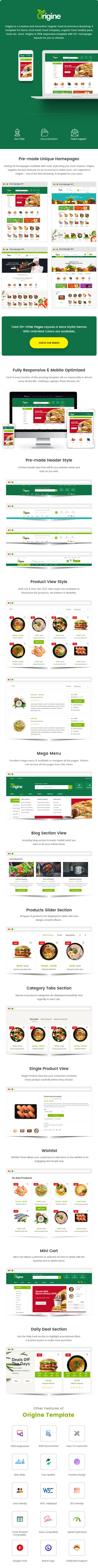 Organic Food HTML Template