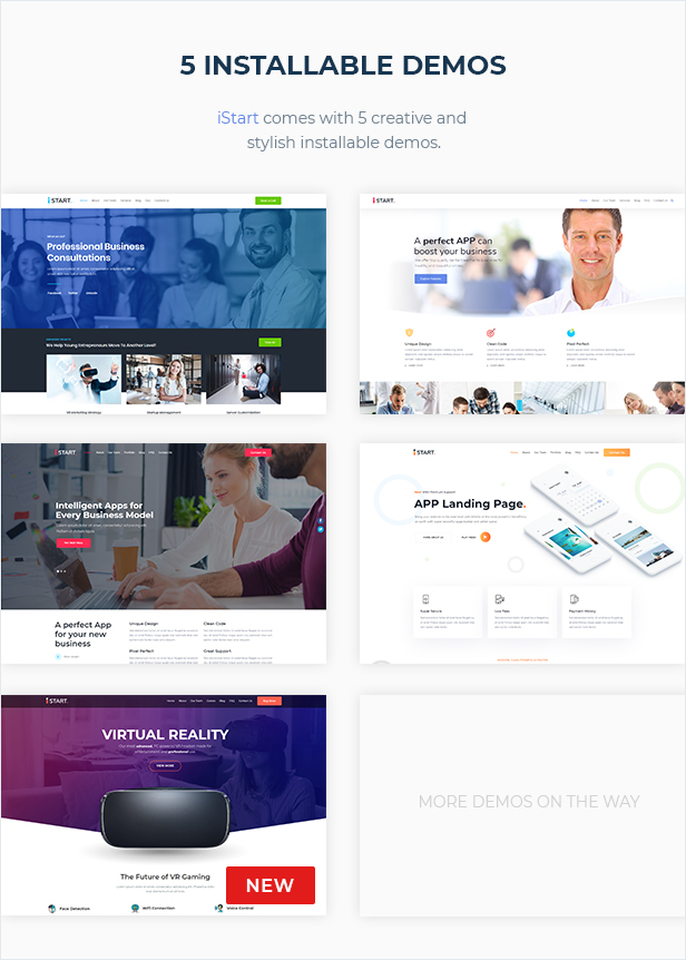 iStart - WordPress Startup Business Theme - 2