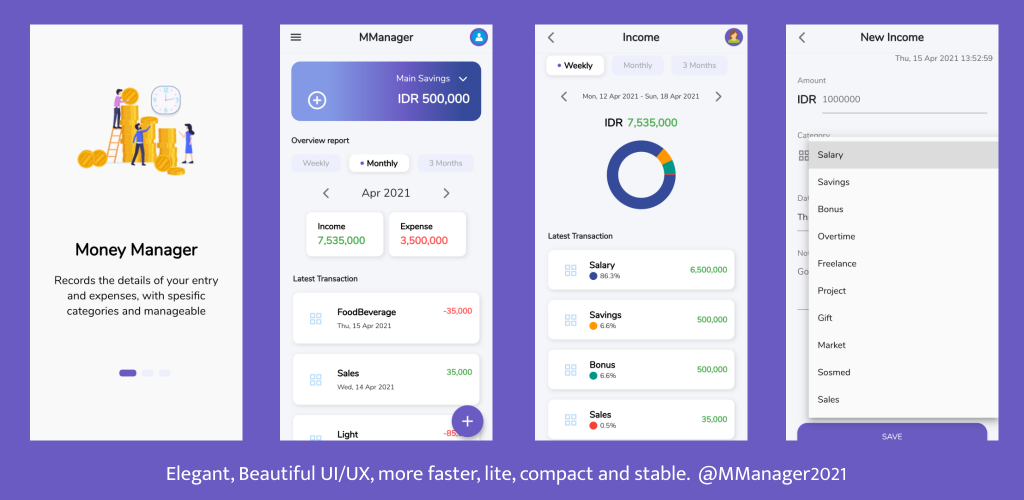 MManager, Money Manager Flutter Apps, with API & Admin Panel - 3