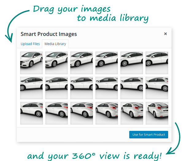 Smart Product Viewer 360 WordPress Backend