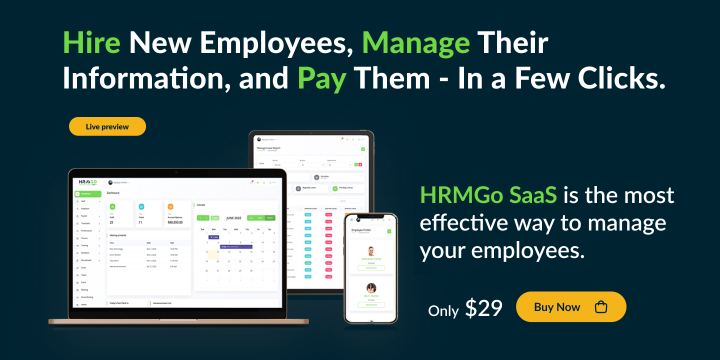 HRMGo SaaS - HRM and Payroll Tool - 8