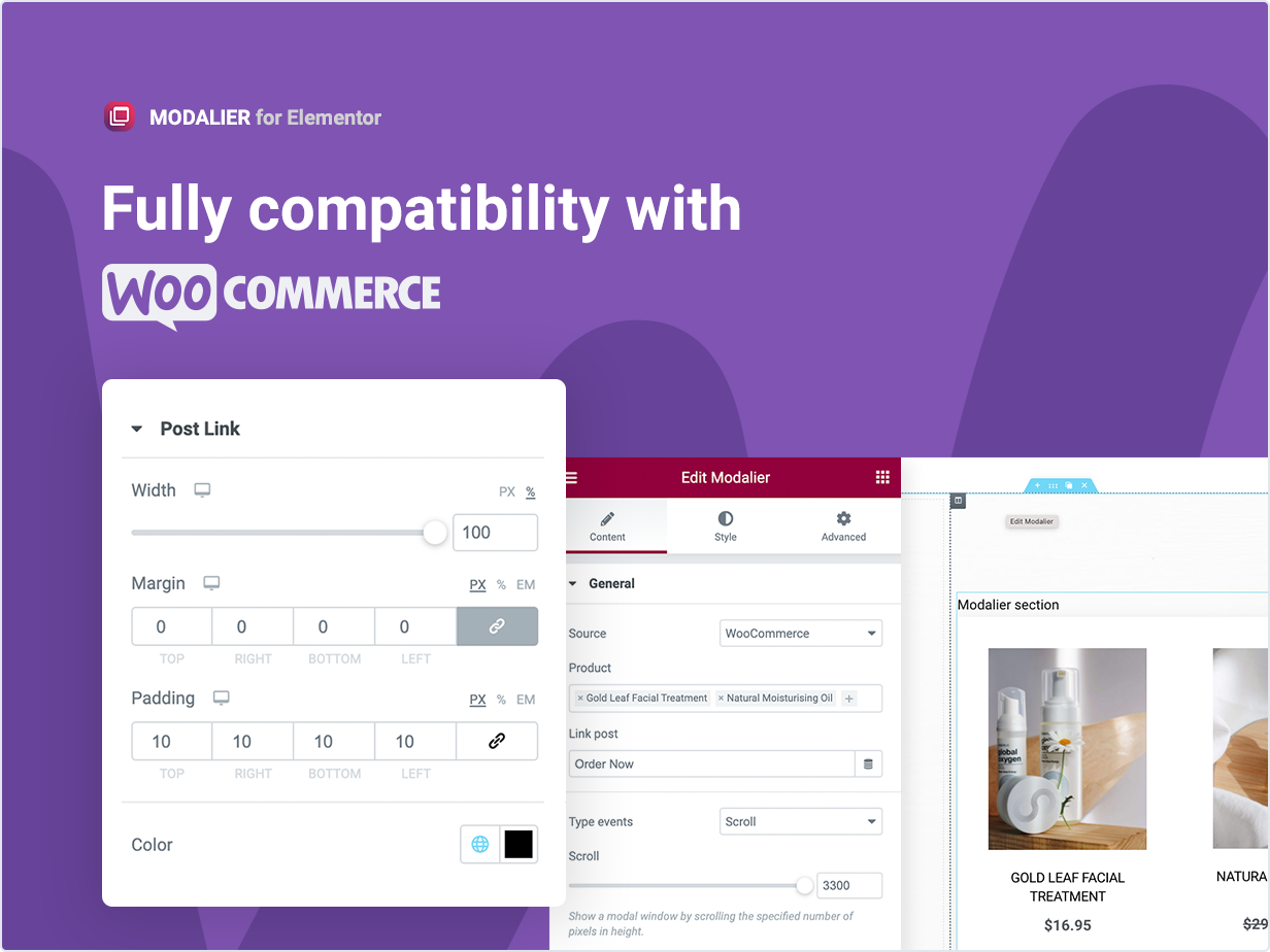 Fully compatibility with Woocommerce