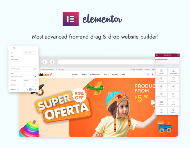 KidXtore - Kids Clothing and Toys Store Elementor WooCommerce WordPress Theme - 8
