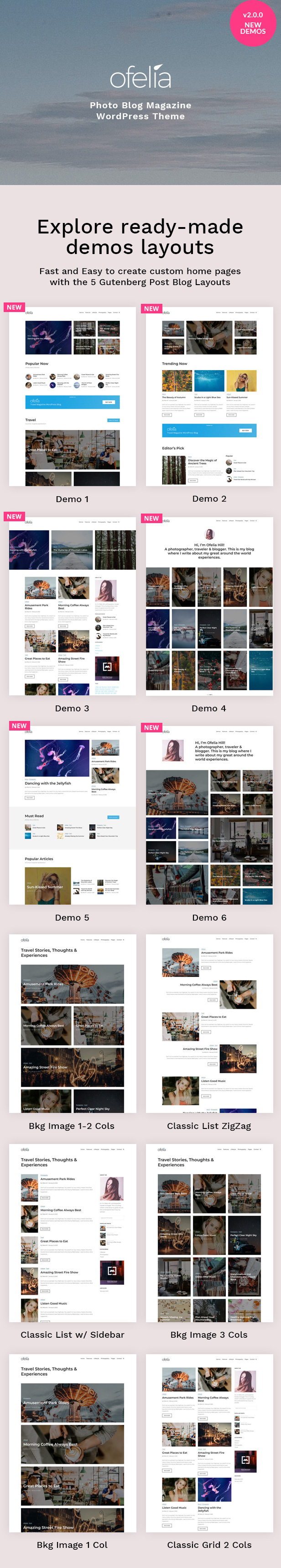 Ofelia Blog Magazine Theme 01