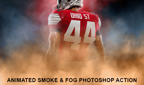 Animated Smoke and Fog Photoshop Effect Action