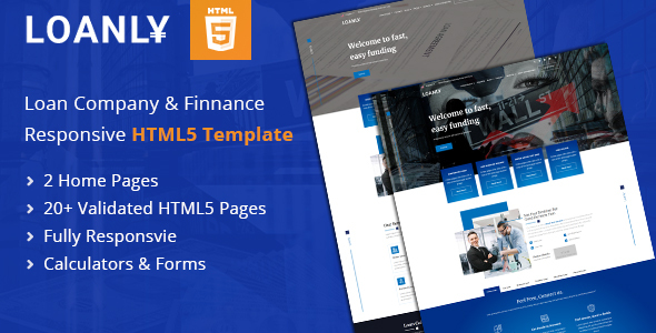 Loanly Financial Loans HTML5 Template