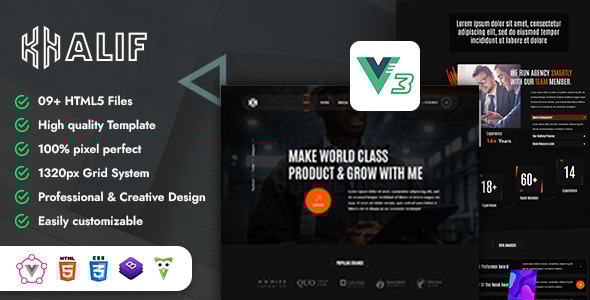 khalif-creative-agency-vuejs-3-template